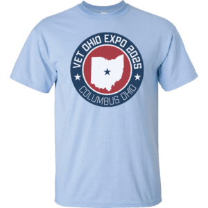 Vet Ohio Expo Logo Shirt 2025 - Light Blue